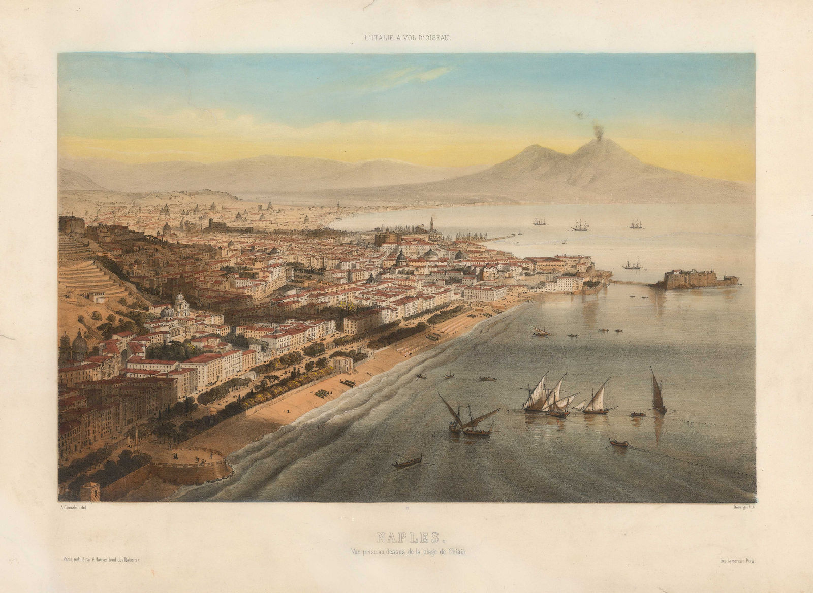 Imprimerie Lemercier, Italy - Naples, 1850
