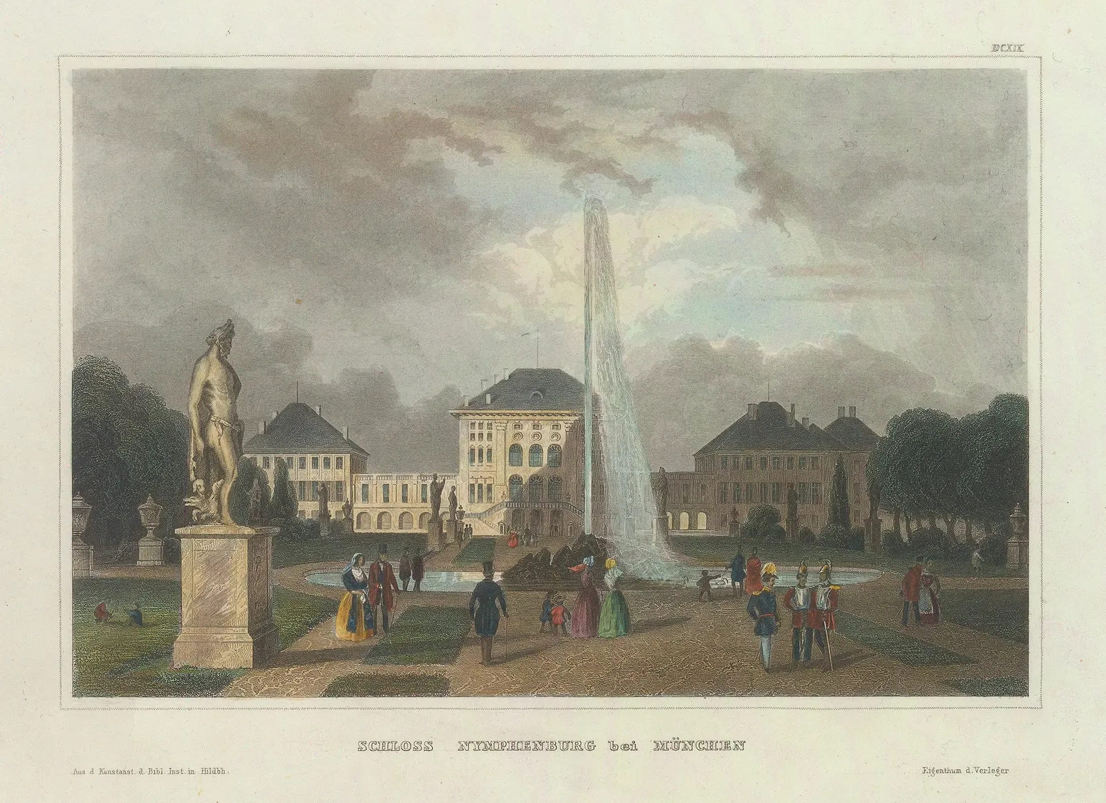 Hermann Meyer, Germany - Munich, Schloss Nymphenburg, 1850