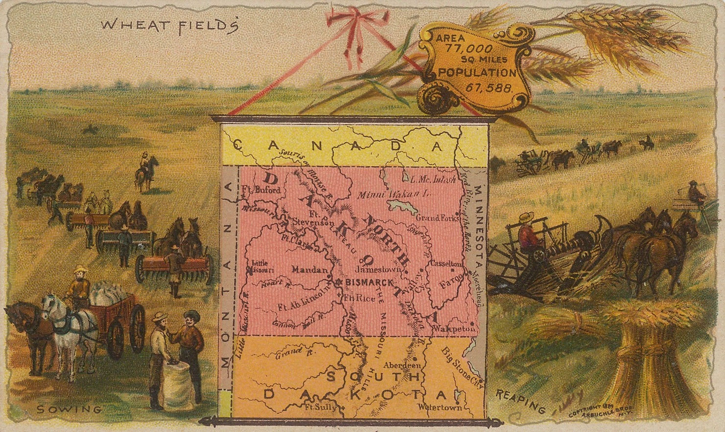 Arbuckle Brothers Company, North Dakota, 1889