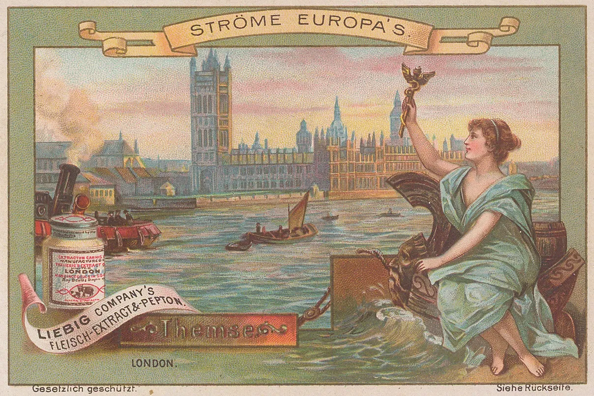 Liebig's Extract, London - Houses of Parliament, 1898