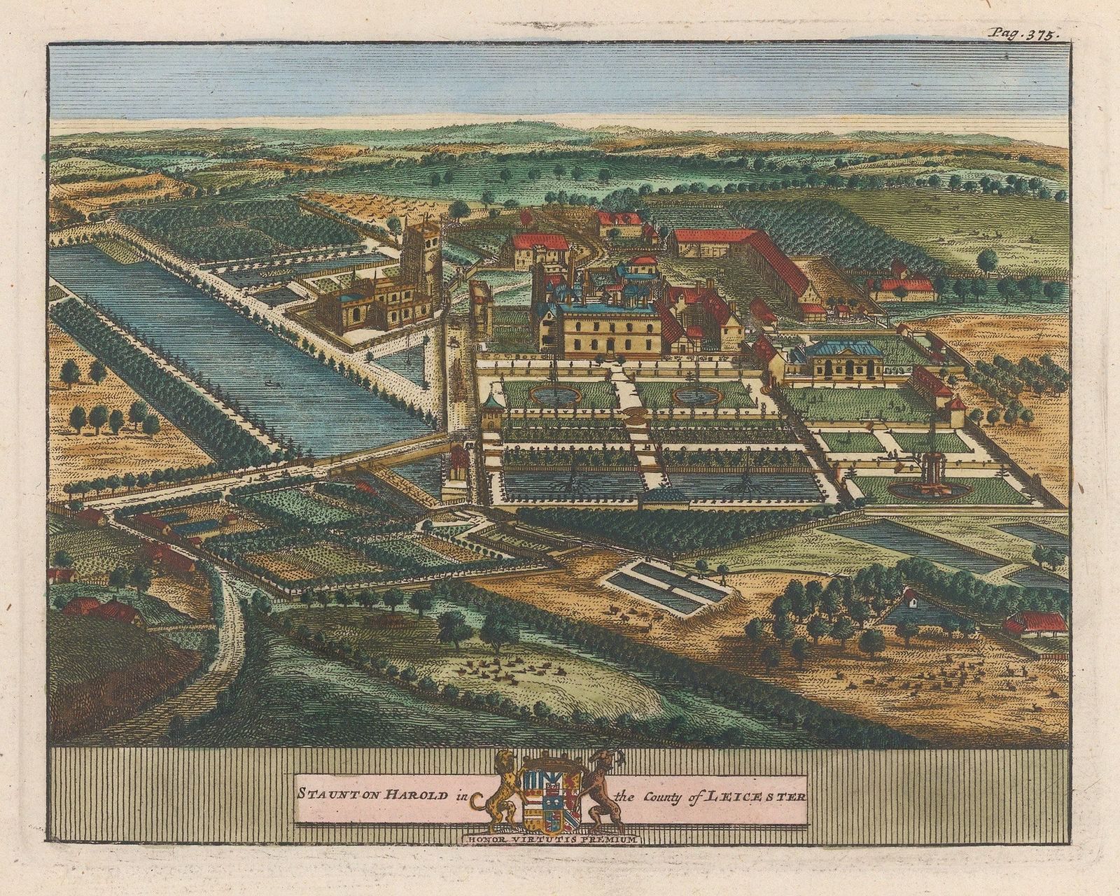 Pieter Van der Aa, Staunton Harold, Leicestershire, 1727