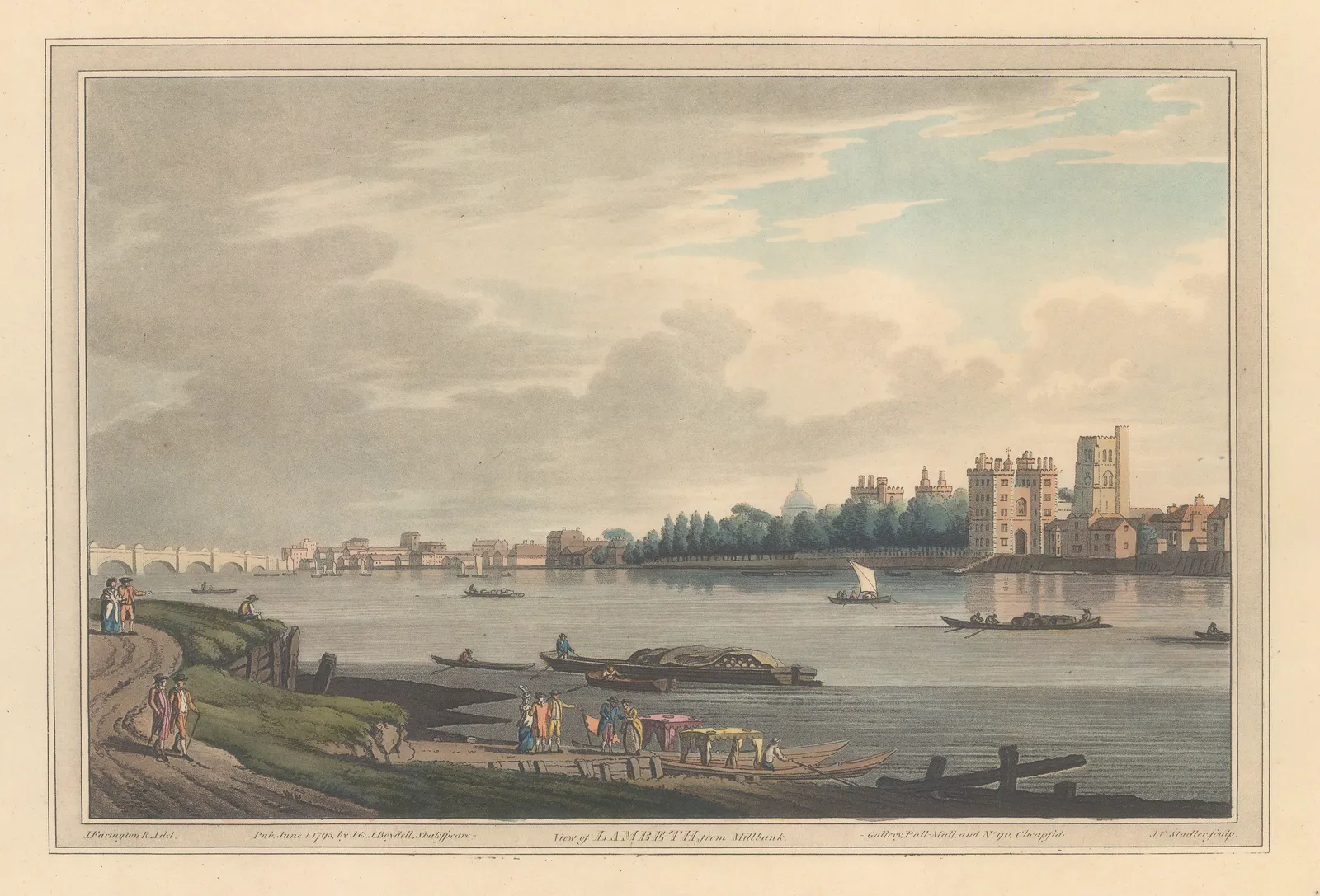John Boydell, London - Lambeth, 1795