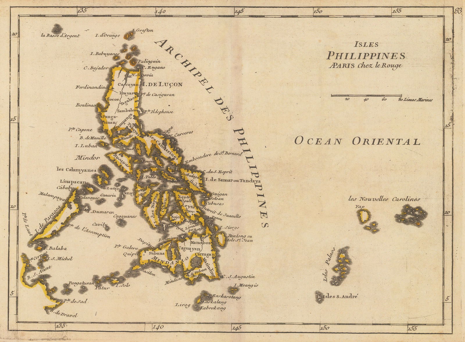 Georges-Louis Le Rouge, Philippine Islands, 1746