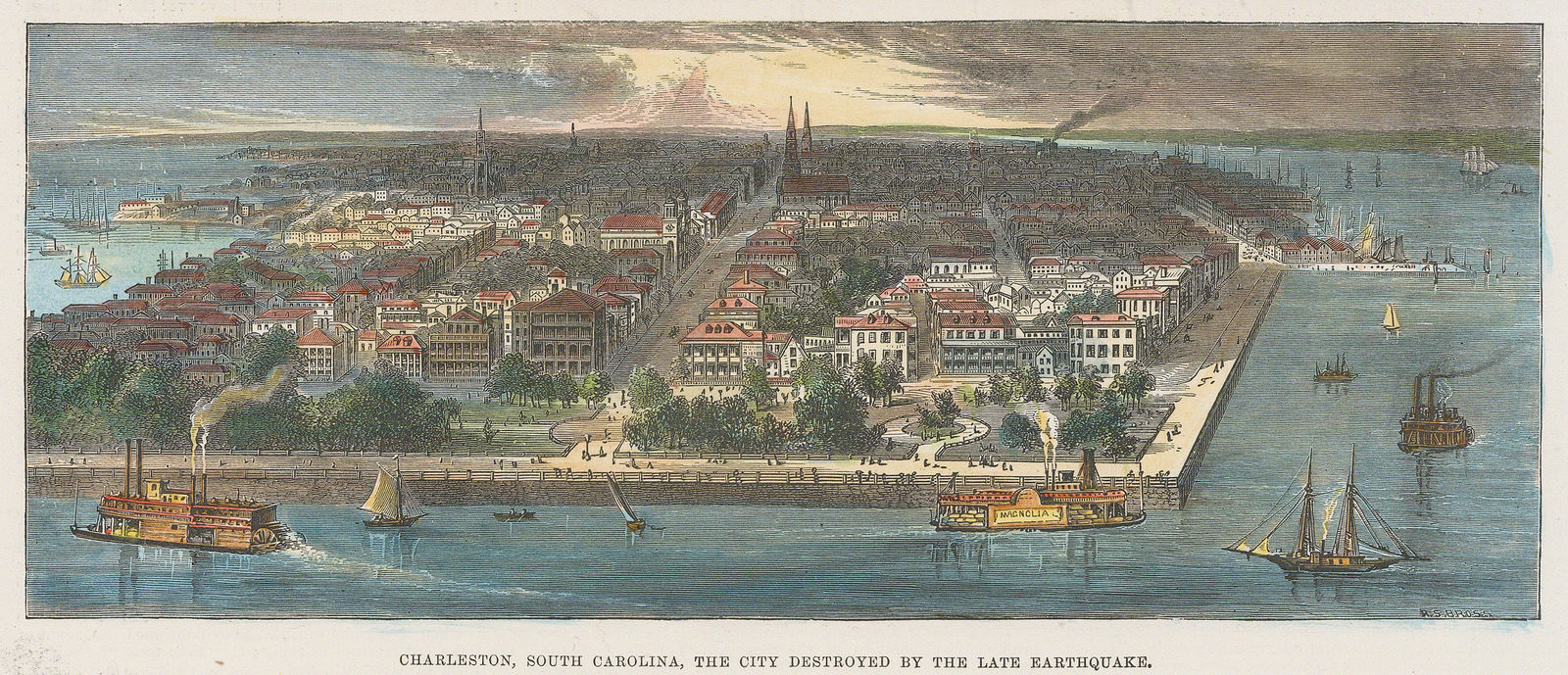 Illustrated London News (ILN), South Carolina - Charleston, 1886