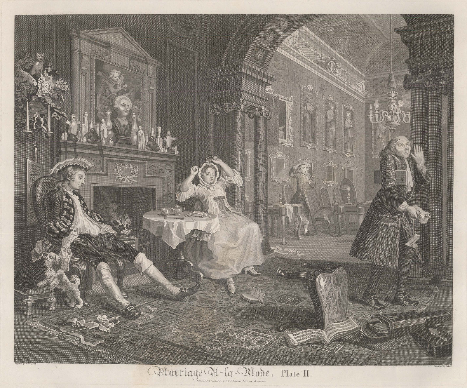 William Hogarth, Hogarth - Marriage a-la Mode, 1796