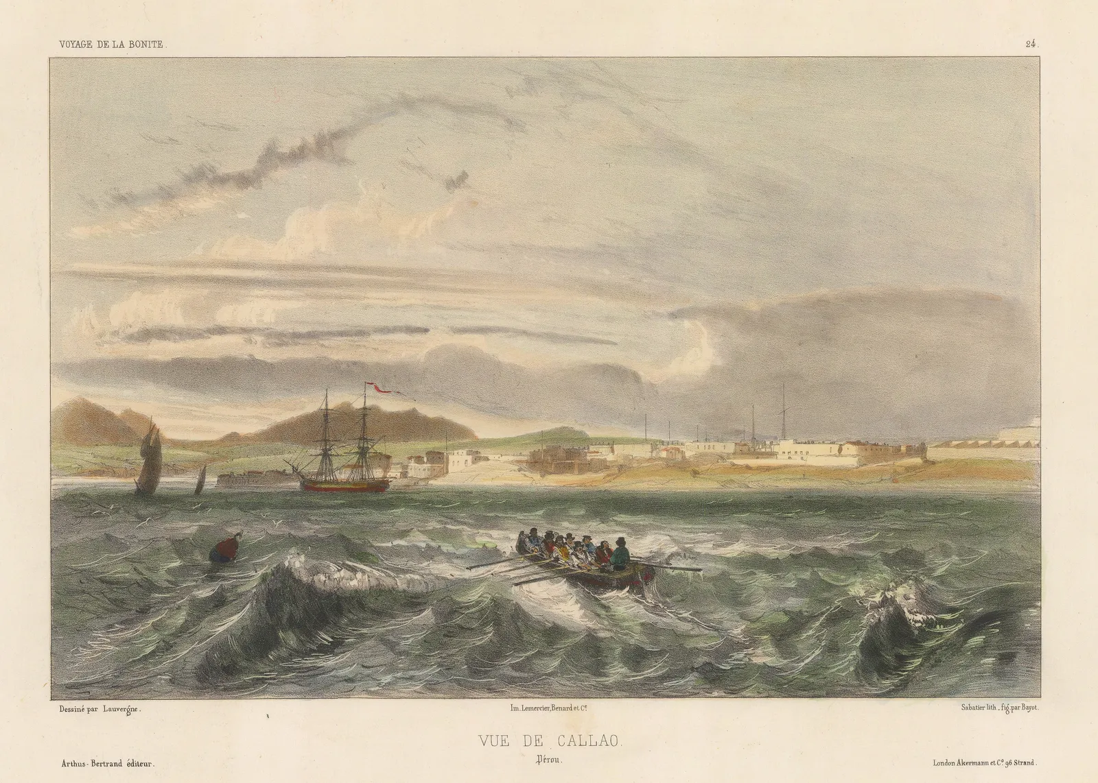 Auguste-Nicolas Vaillant, Peru - Callao, 1850