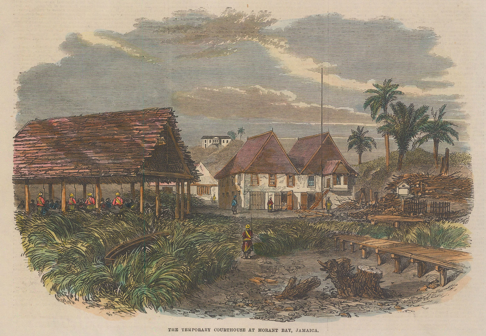 Illustrated London News (ILN), Jamaica - Morant Bay Courthouse, 1865