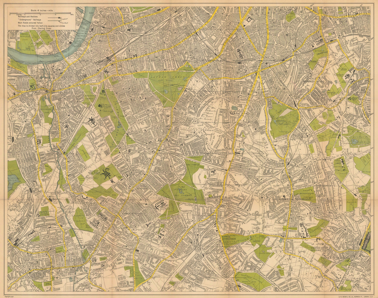 George W. Bacon, South London, 1920 c.