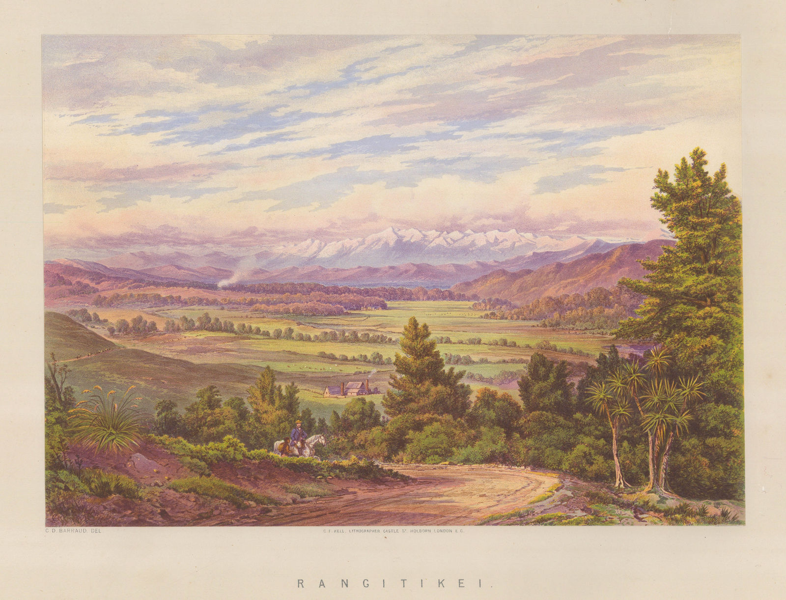 Charles Decimus Barraud, New Zealand - Rangitikei, 1877