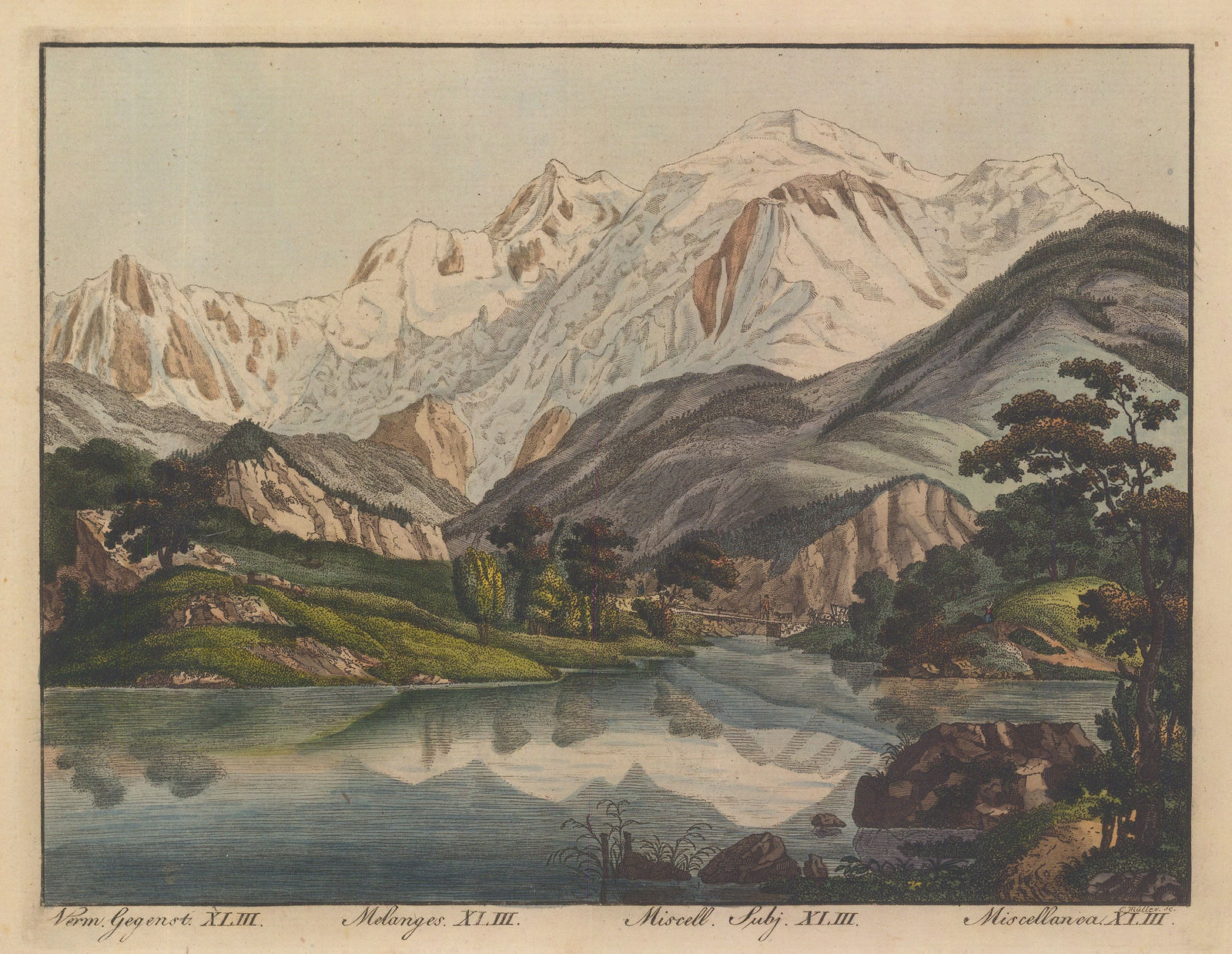 Friedrich Justin Bertuch, France - Mont Blanc, 1798
