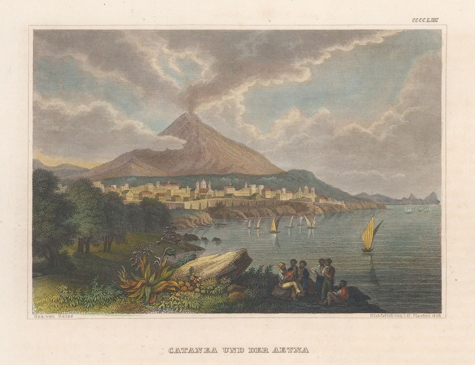 Hermann Meyer, Italy - Sicily, Catania, 1839