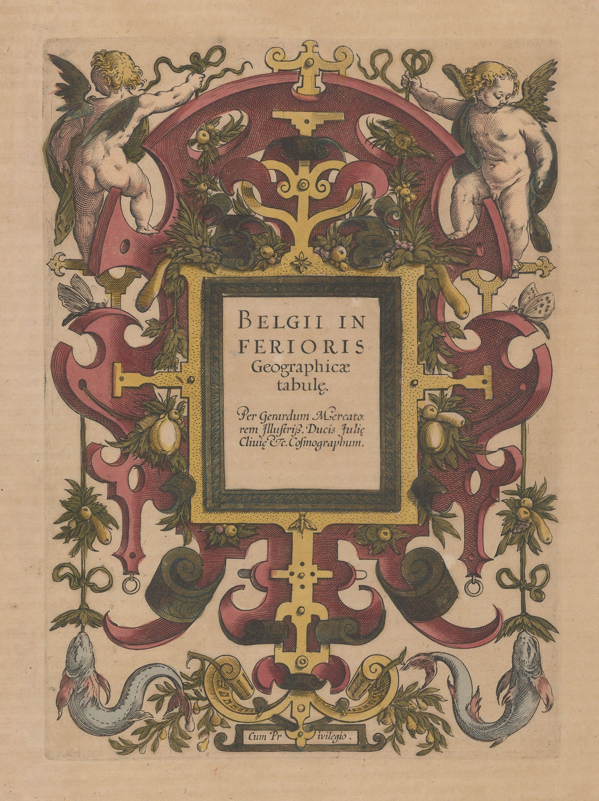 Mercator Hondius, Belgii In Ferioris - Geographicae tabule, 1610 c.