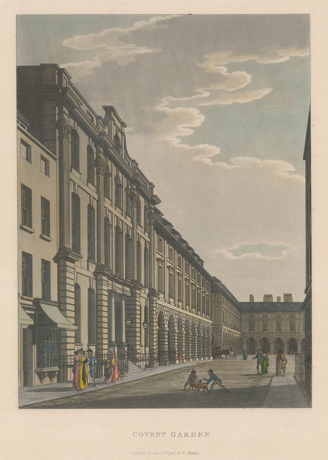 Thomas Malton, London - Covent Garden, 1796