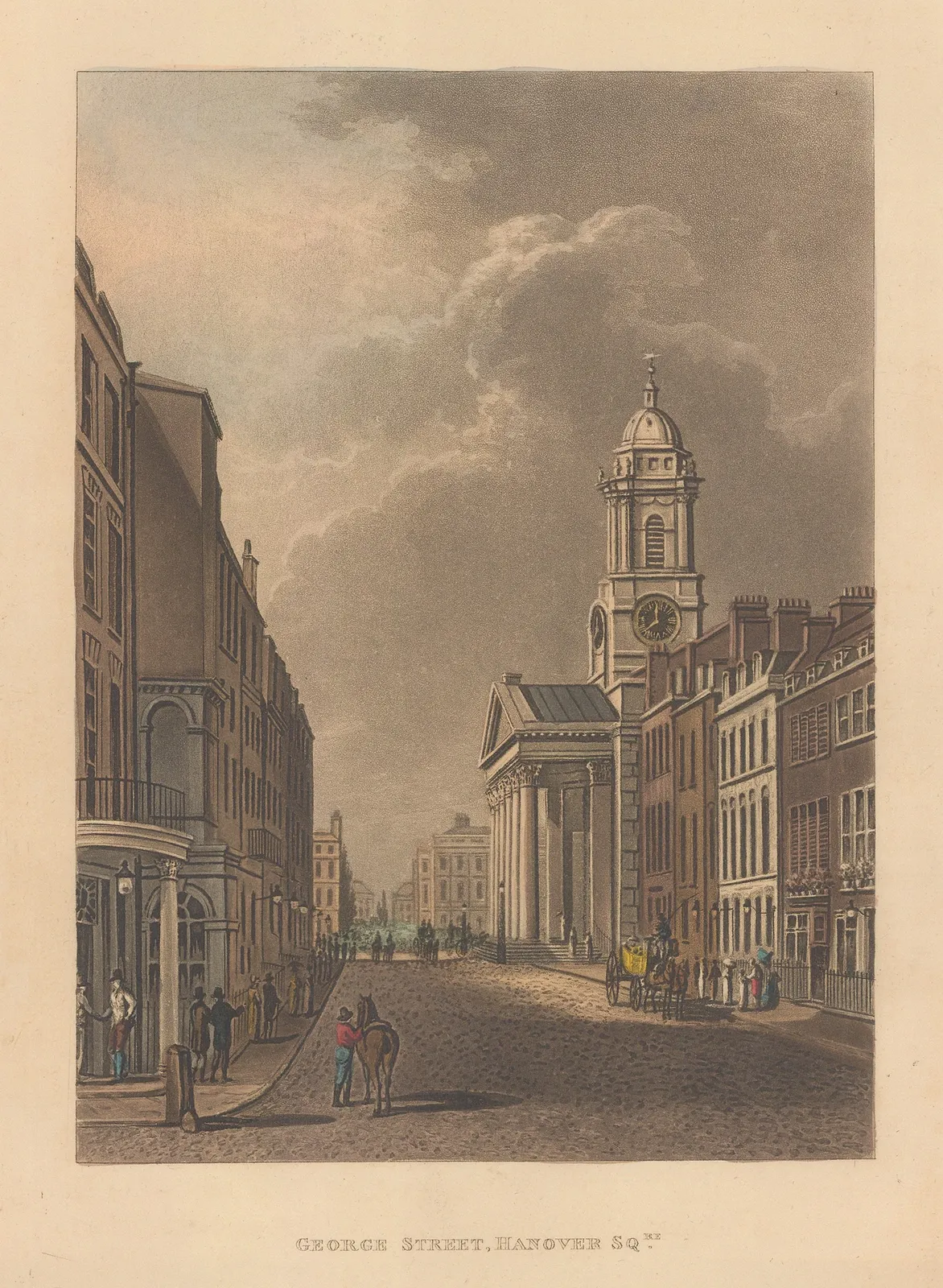 John Papworth, London - St George Street, 1816