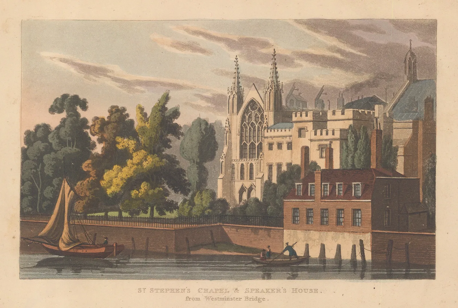 John Papworth, London - Westminster Hall, 1816