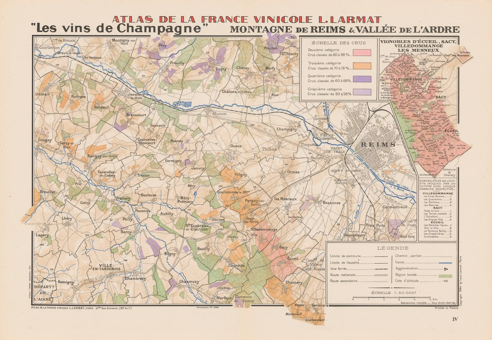 Louis Larmat, Champagne - Montagne de Reims & Vallée de l'Ardre, 1944
