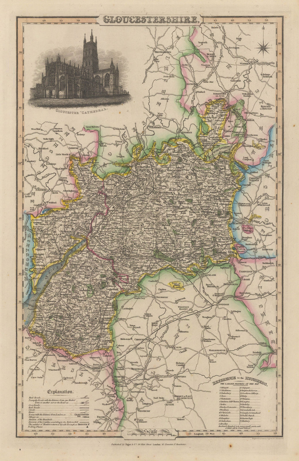 James Pigot, Gloucestershire, 1840 c.