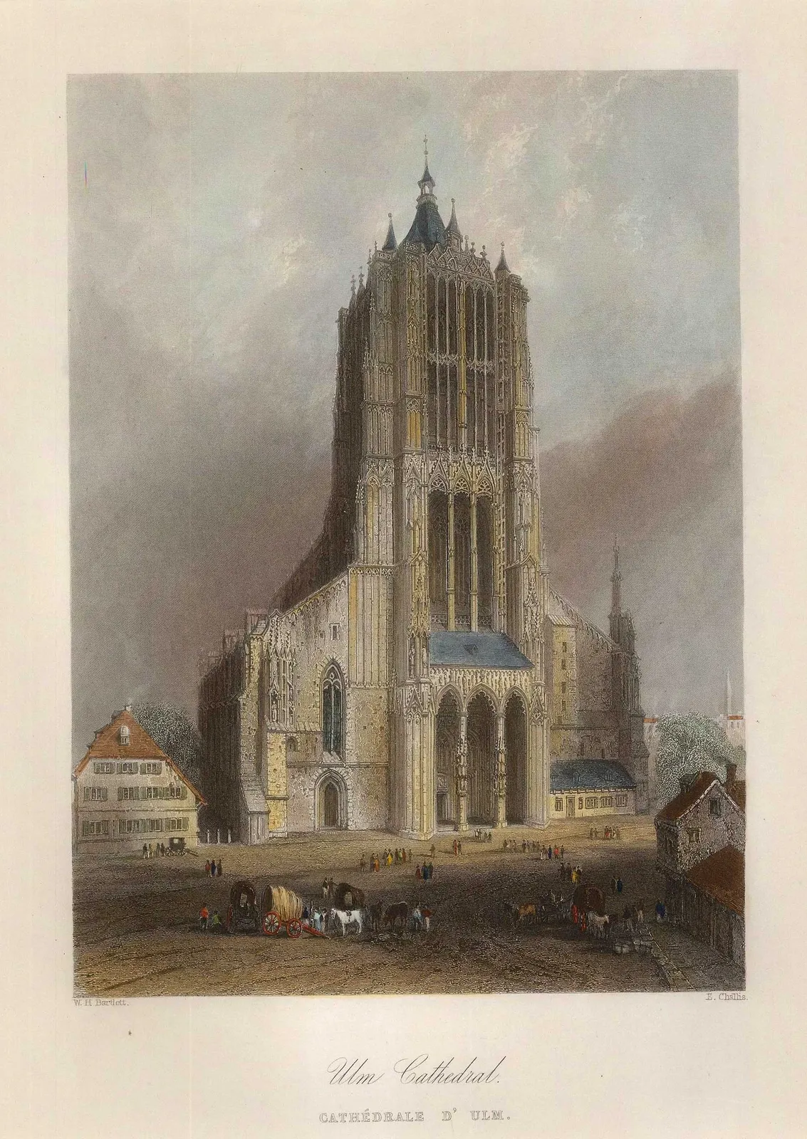 William Bartlett, Germany - Ulm, Ulm Minster, 1845