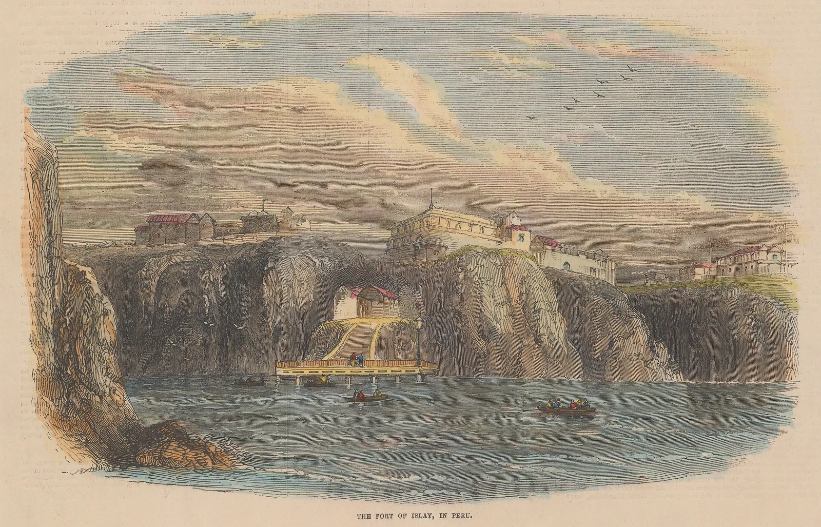 Illustrated London News (ILN), Peru - Punta Islay, 1855