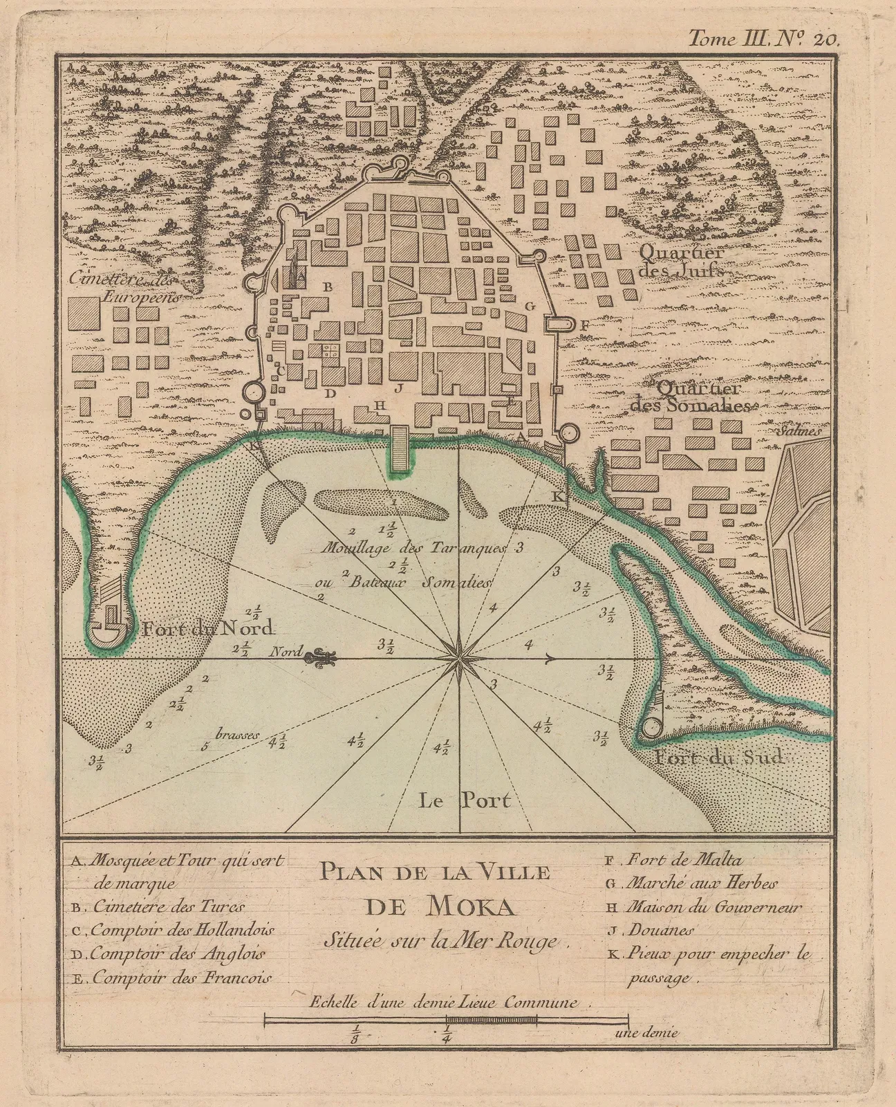 Jacques-Nicolas Bellin, Mocha, 1764