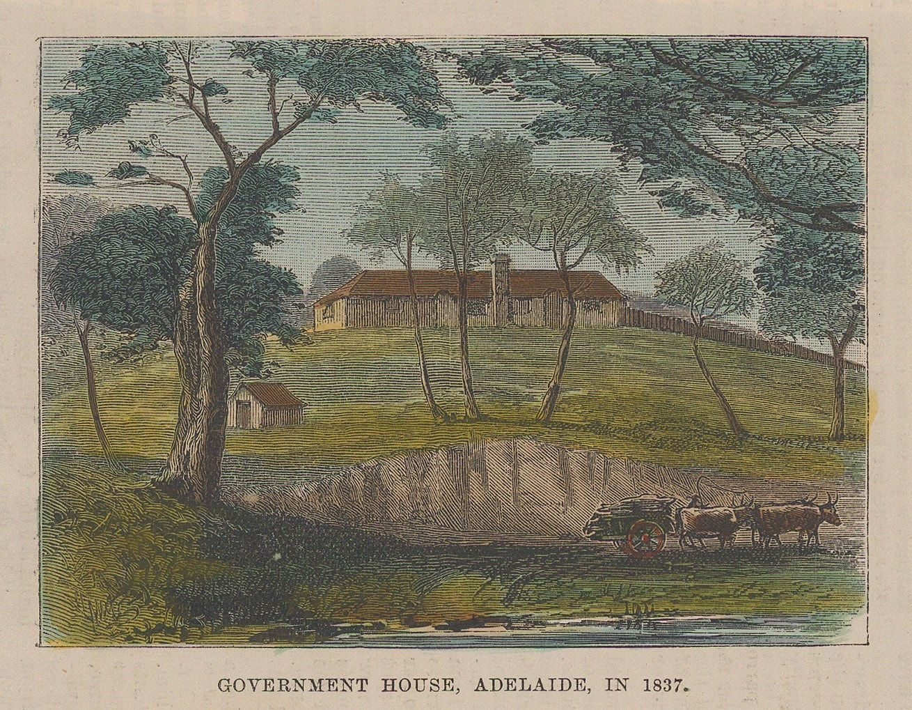 Illustrated London News (ILN), Australia - Adelaide, Government House, 1886