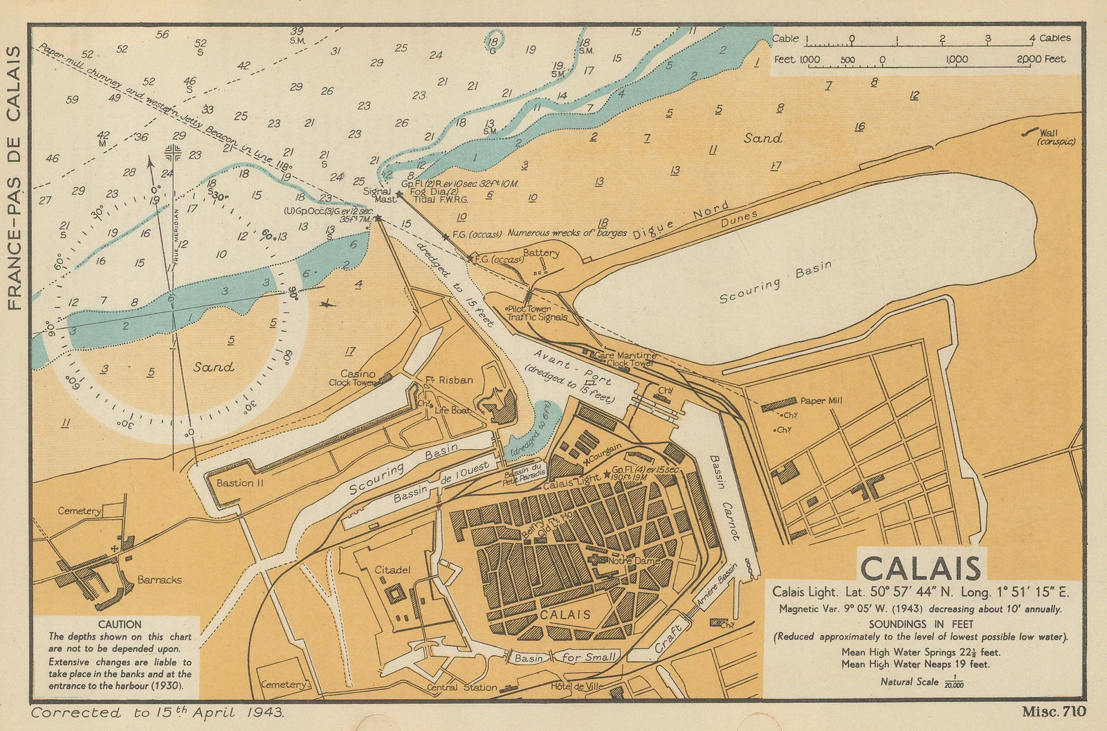 War Office, Calais, 1943