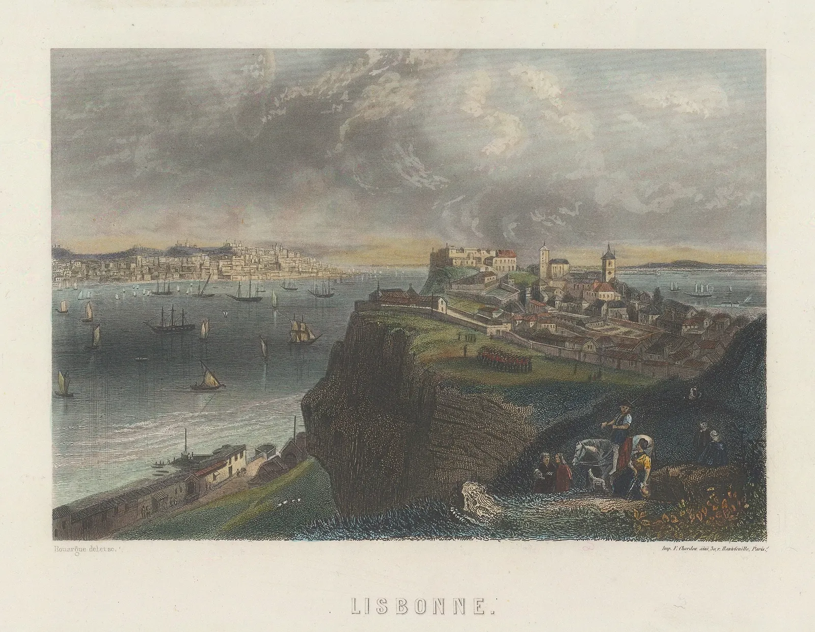 Conrad Malte-Brun, Portugal - Lisbon, 1855