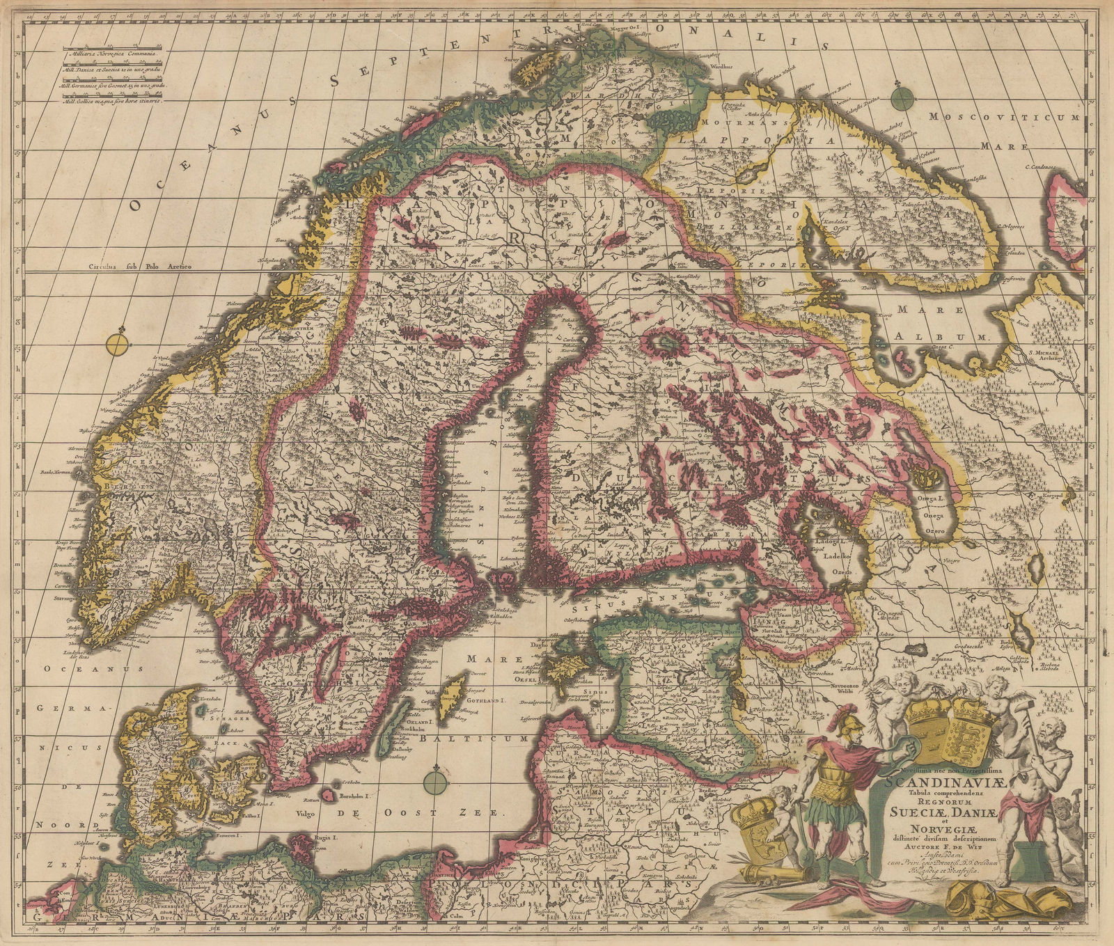 Frederick De Wit, Scandinavia, 1690 c.