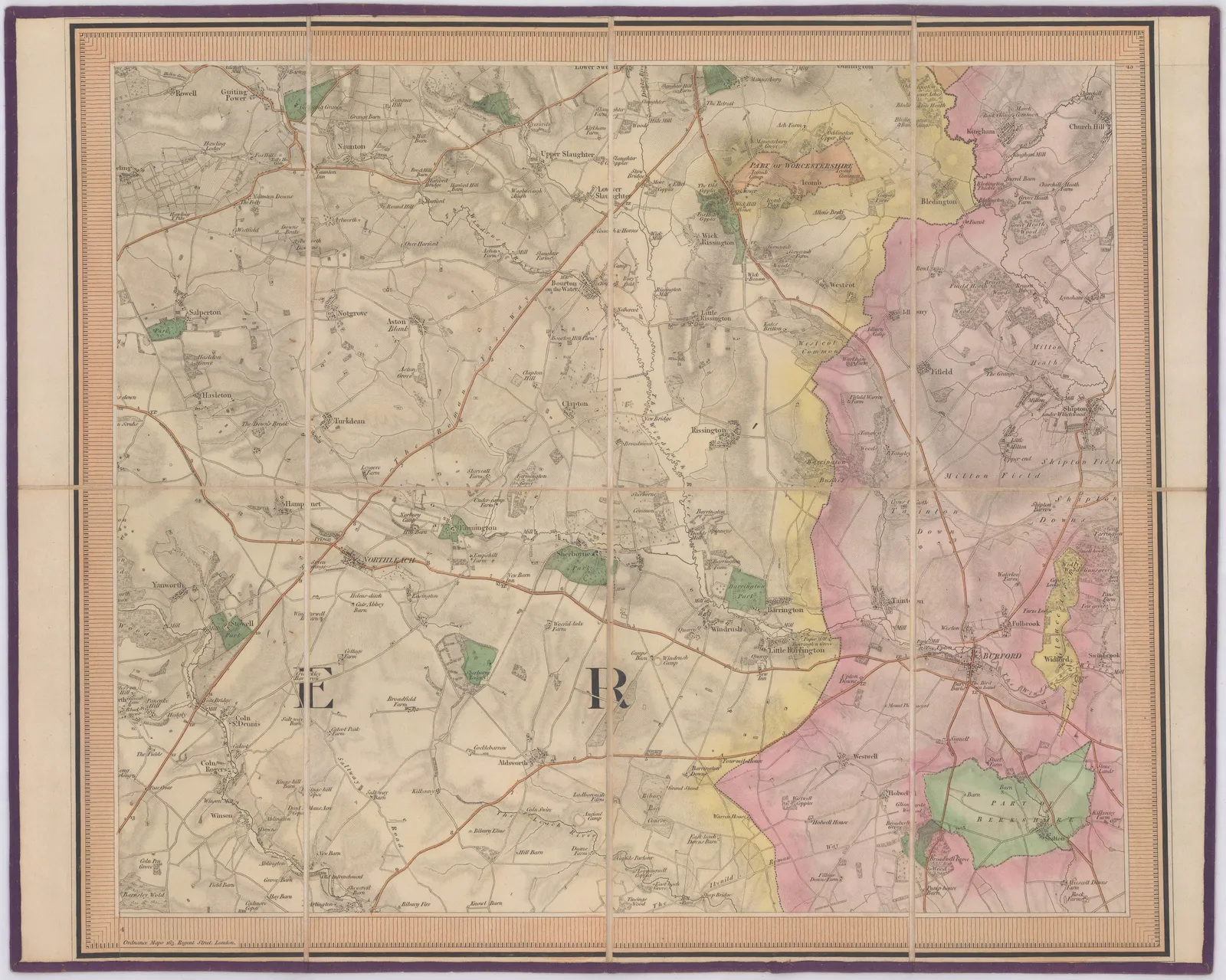 James Gardner, Cotswolds - Burford, Northleach & Bourton, 1833 c.