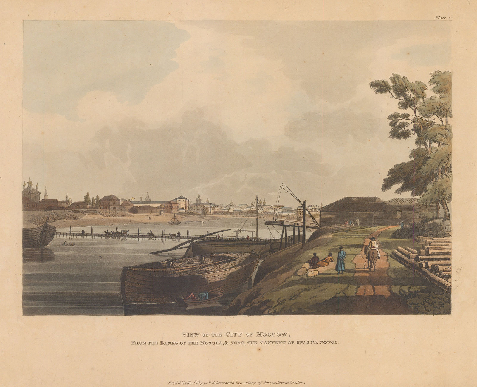 Rudolph Ackermann, Russia - Moscow, 1813