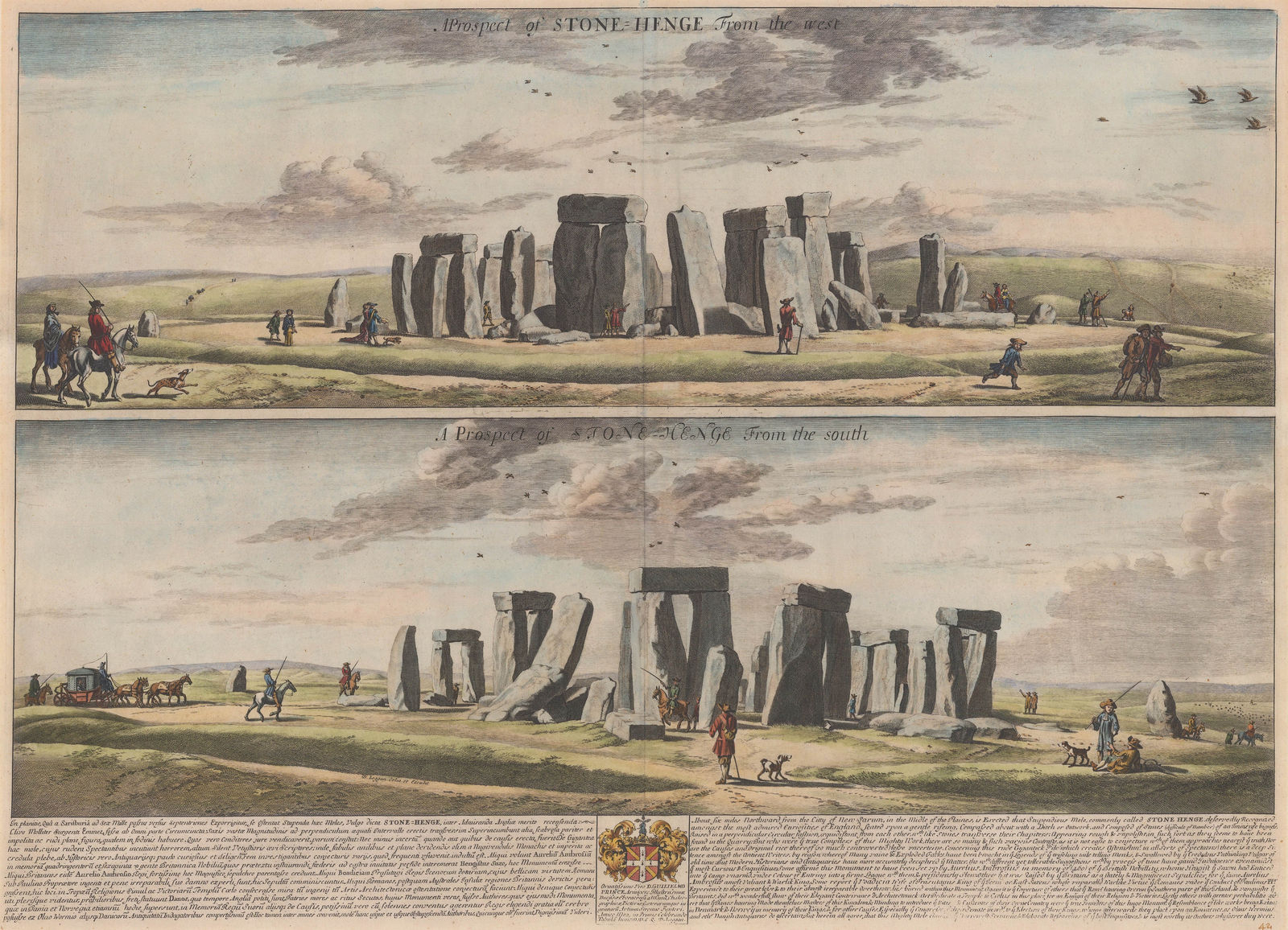 David Loggan, Stonehenge, Wiltshire, 1715