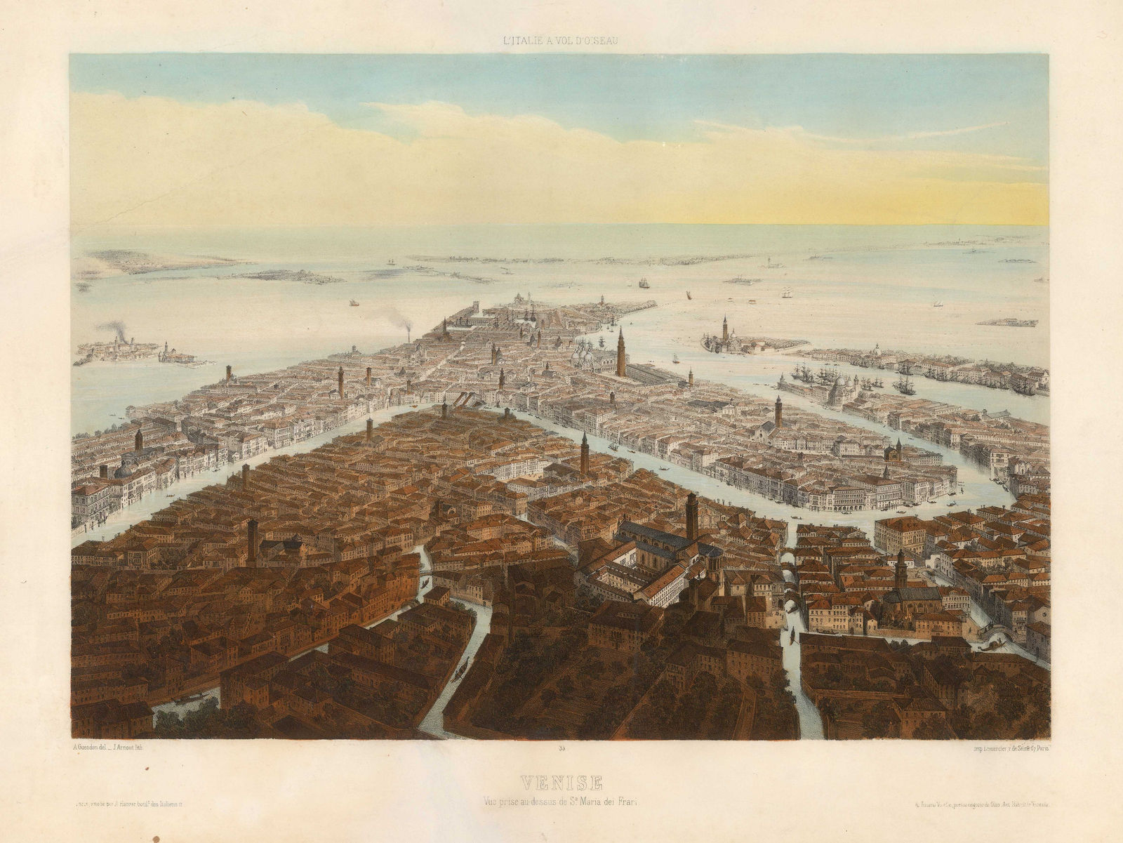 Imprimerie Lemercier, Italy - Venice, 1850