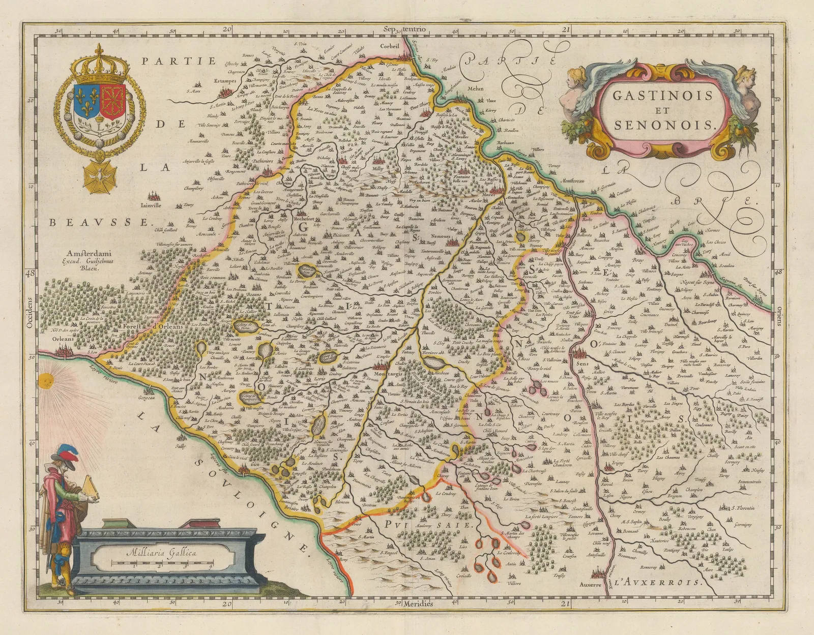 Willem & Jan Blaeu, Yonne, 1650 c.