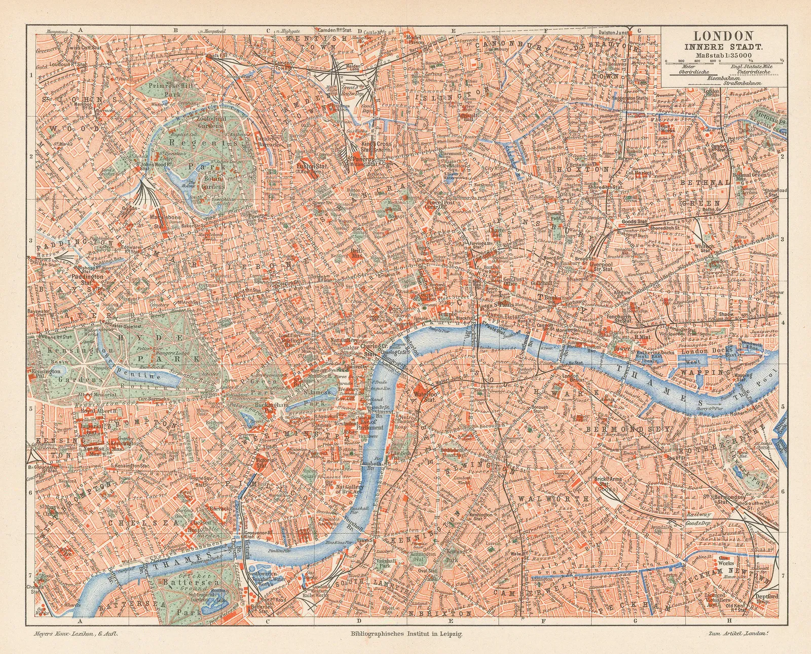 Joseph Meyer, Central London, 1895 c