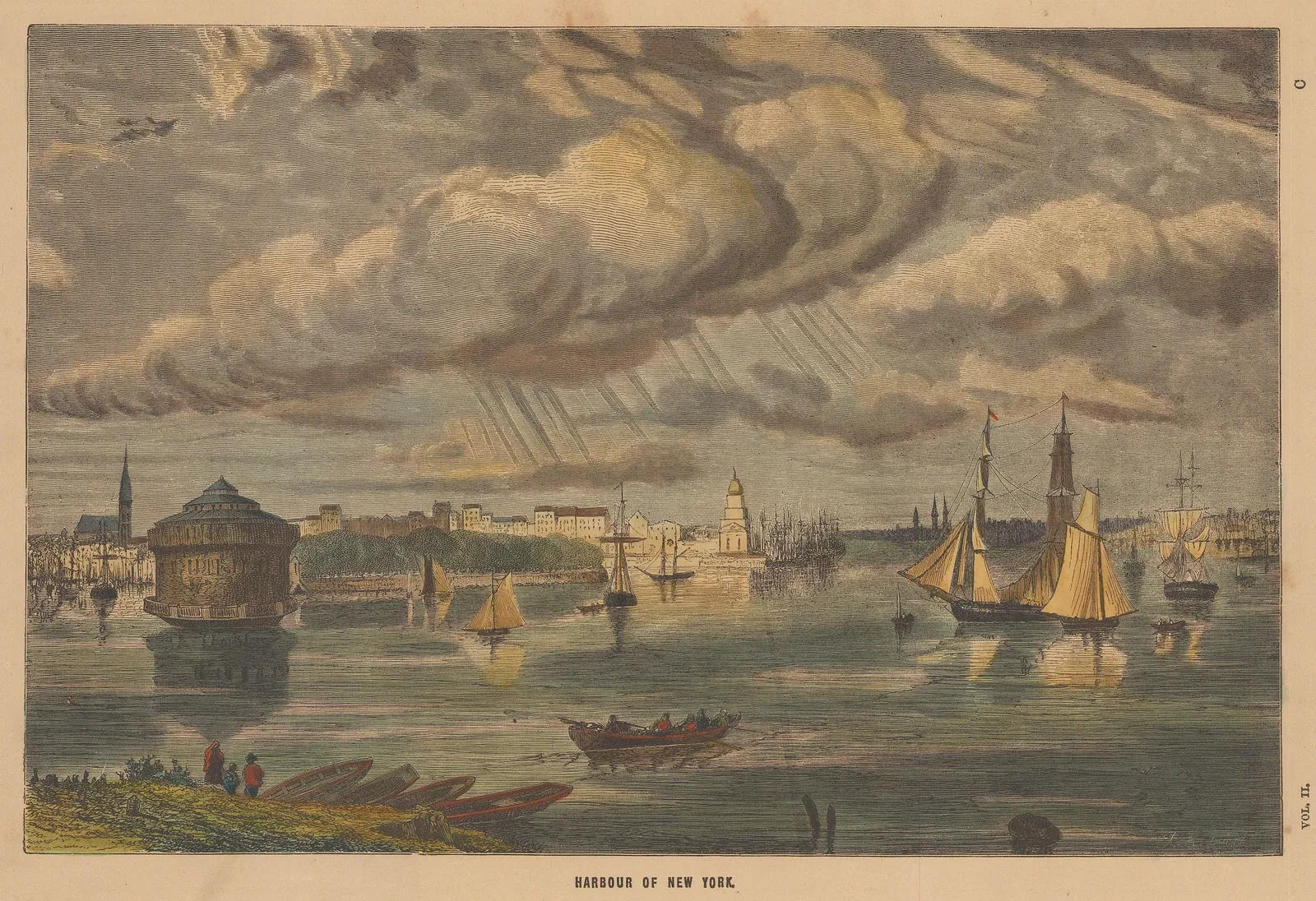William Collins, New York City - Harbour of New York, 1870 c.