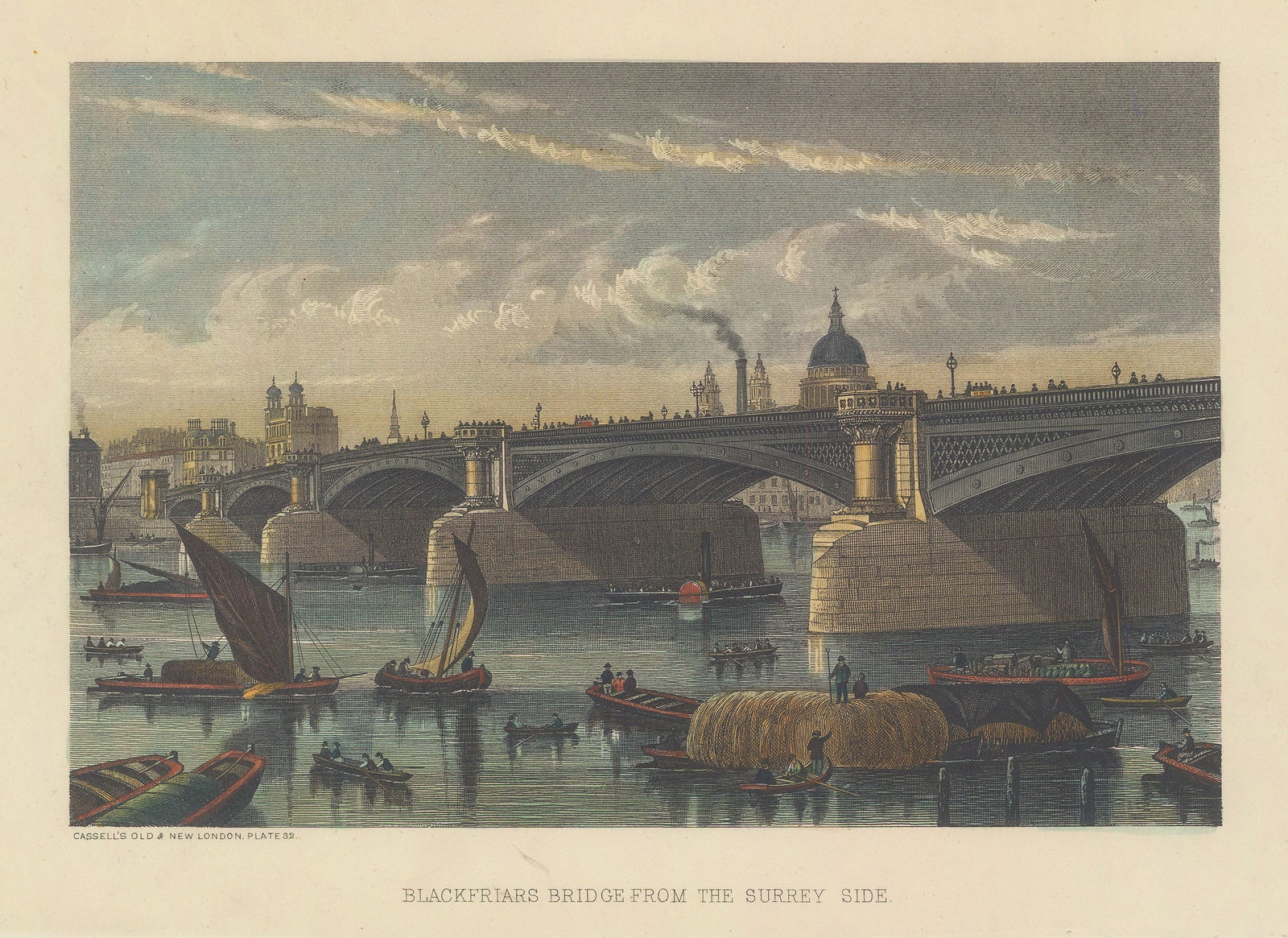 John Cassell, London - Blackfriars Bridge, 1883 c.