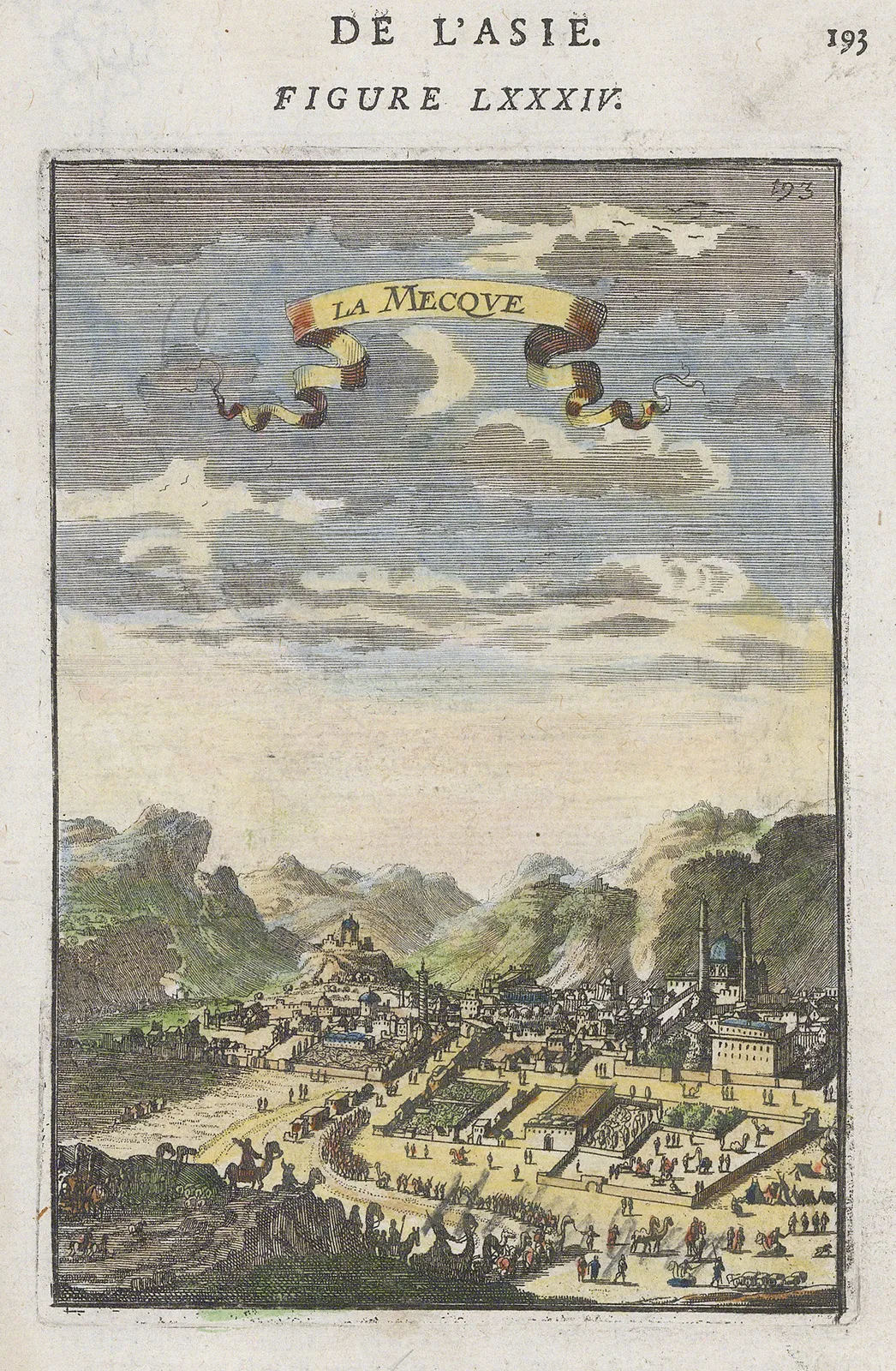 Alain Manesson Mallet, Arabia - Mecca, 1683