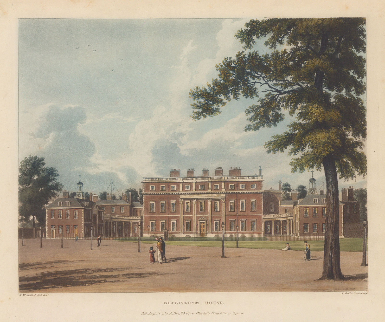 William Henry Pyne, London - Buckingham Palace, 1818