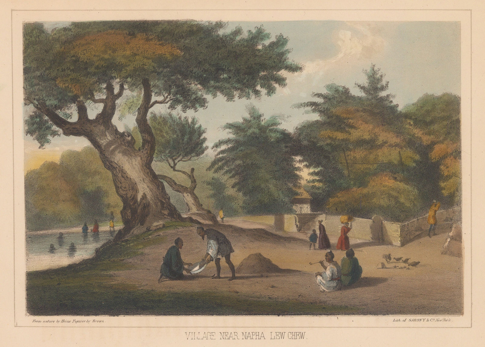 Matthew Perry, Japan - Lew Chew /Okinawa, 1856