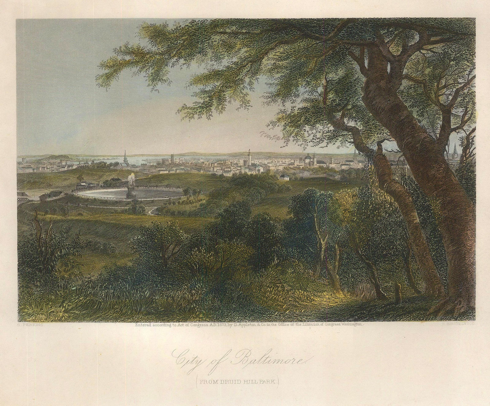 Picturesque America, Maryland - Baltimore, 1874