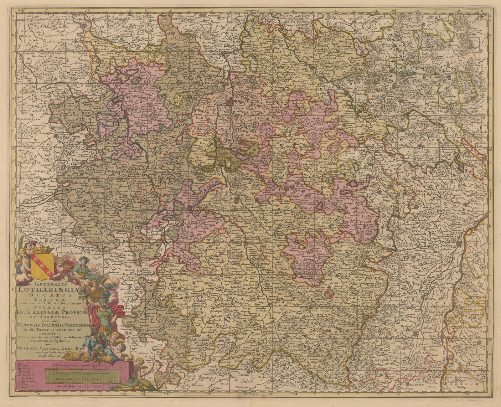 C. & N. Visscher, Lorraine, 1680 c.