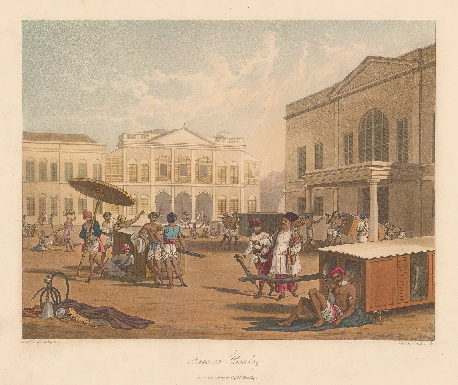 Capt. Robert Grindlay, India - Bombay / Mumbai, Bombay Green, 1830