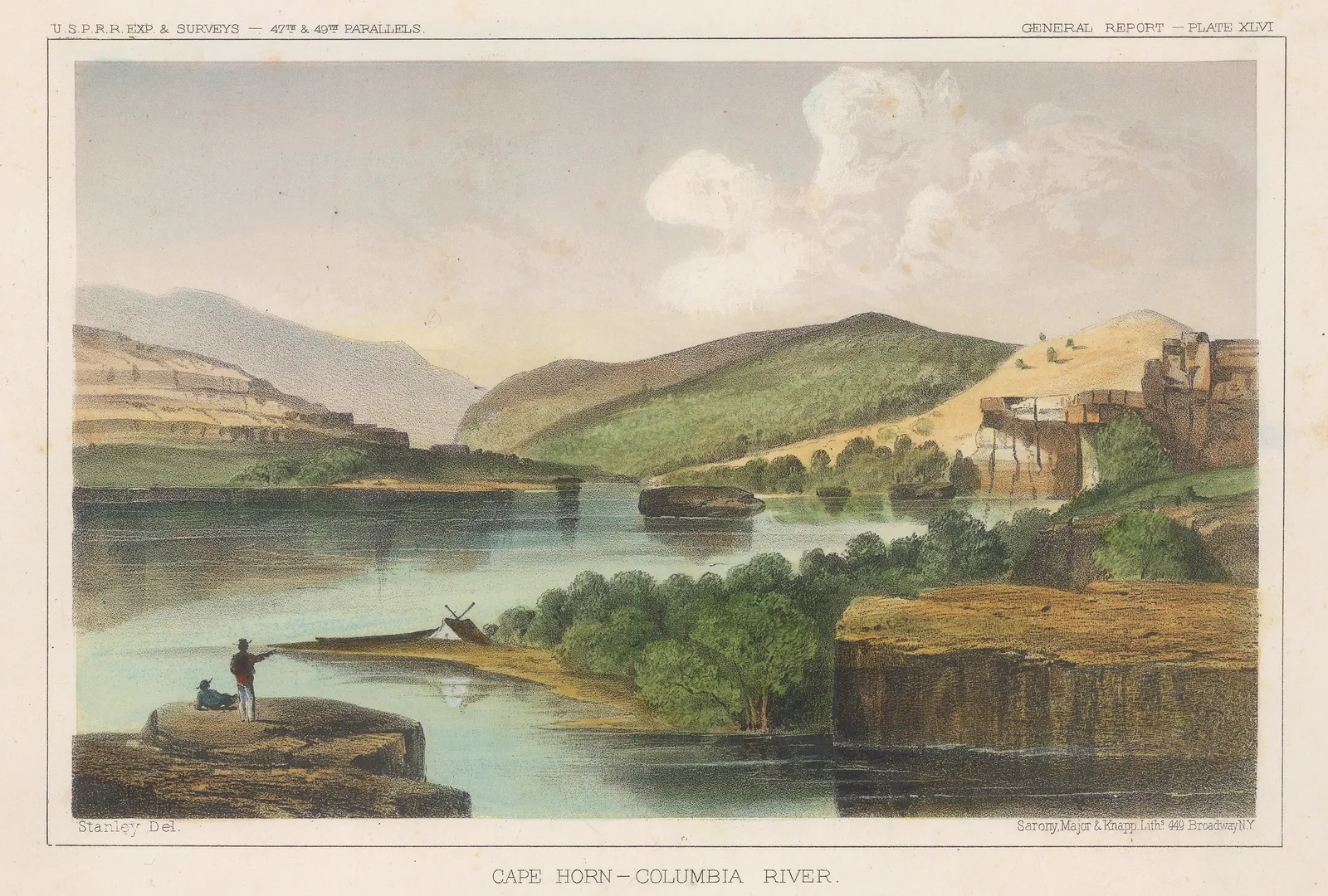 United States Pacific Railroad Expeditions (USPRR), Washington State - Cape Horn, 1857