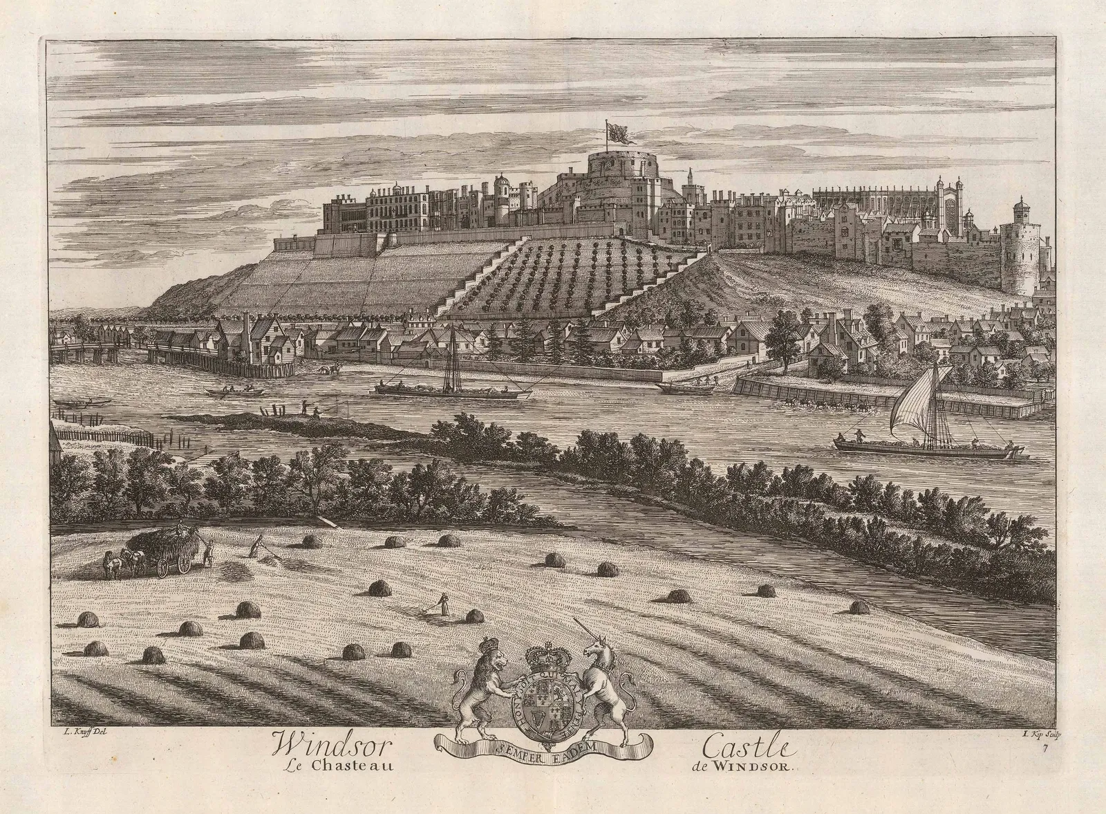 Johannes Kip, Windsor Castle, 1715