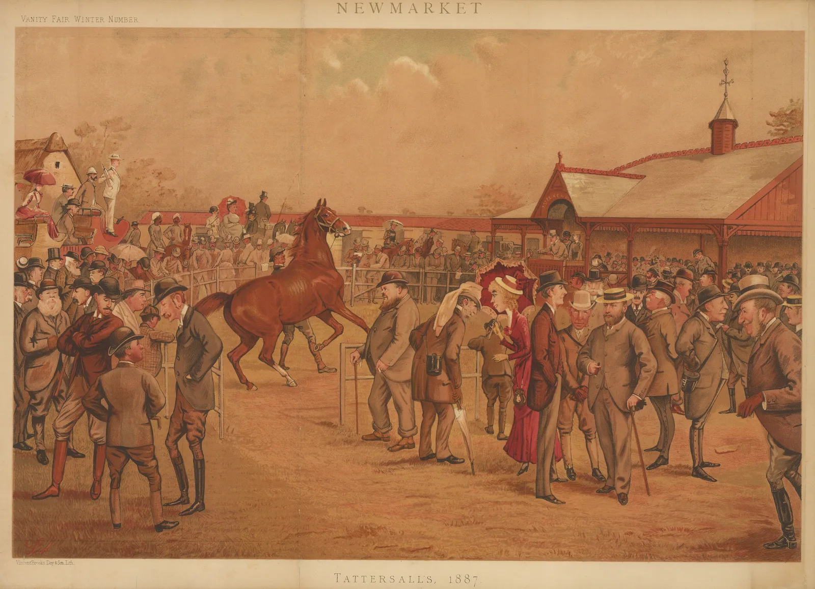 Vanity Fair, Horse Racing - Newmarket, 1887