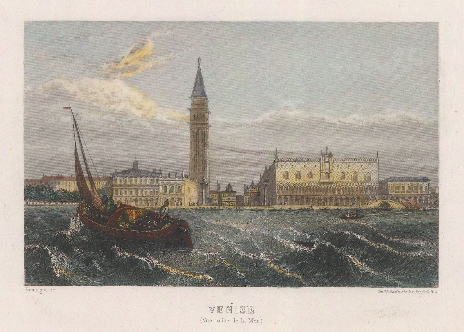 Conrad Malte-Brun, Italy - Venice, St Mark's Cathedral, 1855