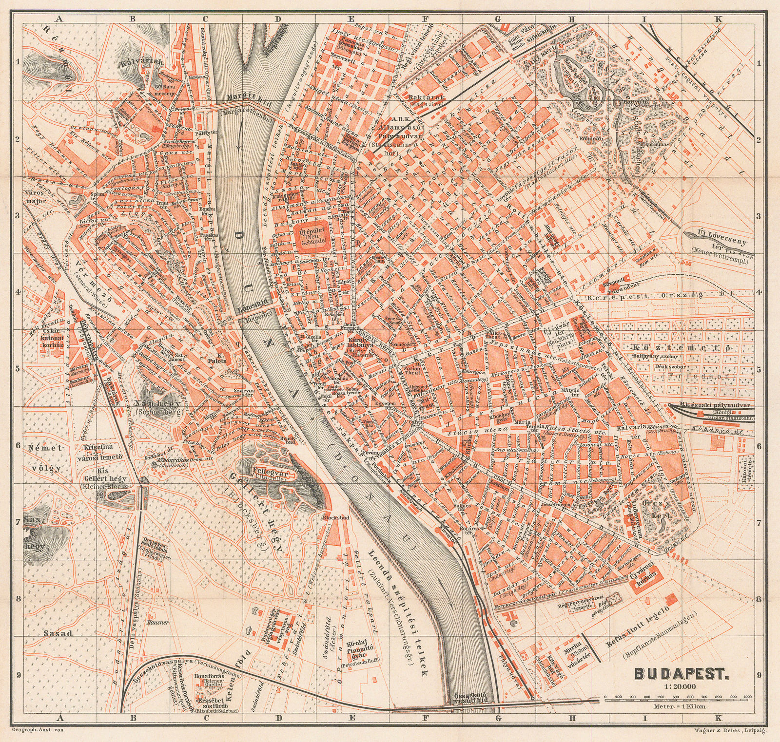 Karl Baedeker, Budapest, 1885