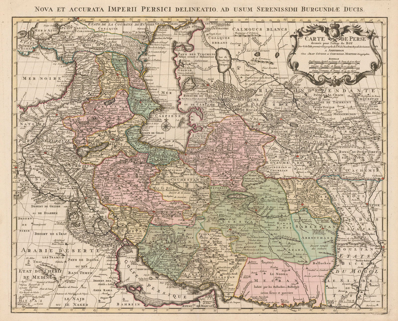 Covens (Jean) & Mortier (Cornelius), Persia, 1757