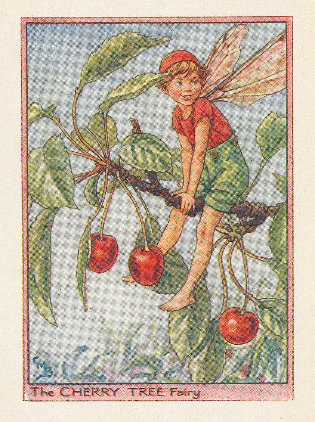 Cicely Mary Barker, Fairies - Cherry Tree Fairy, 1940