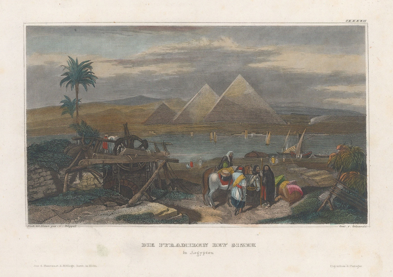 Hermann Meyer, Egypt - Giza, 1839